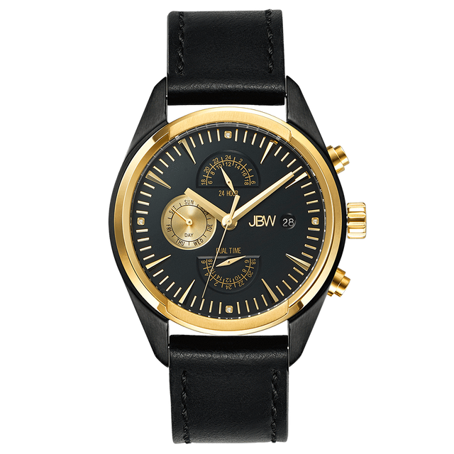 jbw-woodall-j6300c-two-tone-gold-black-ion-black-leather-diamond-watch-front