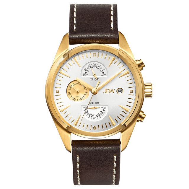jbw-woodall-j6300d-gold-brown-leather-diamond-watch-front
