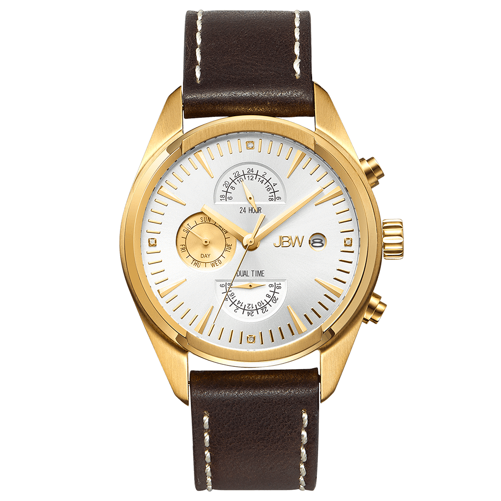 jbw-woodall-j6300d-gold-brown-leather-diamond-watch-front