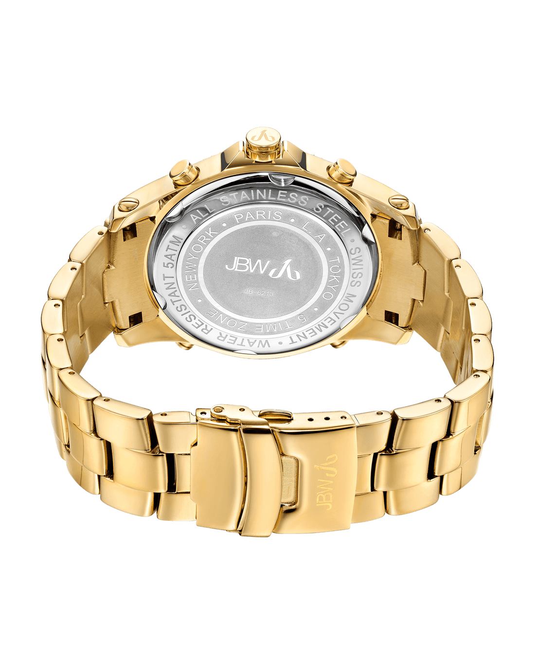 JBW Jet Setter JB 6213 A Men s Gold Diamond Watch JBW Watches