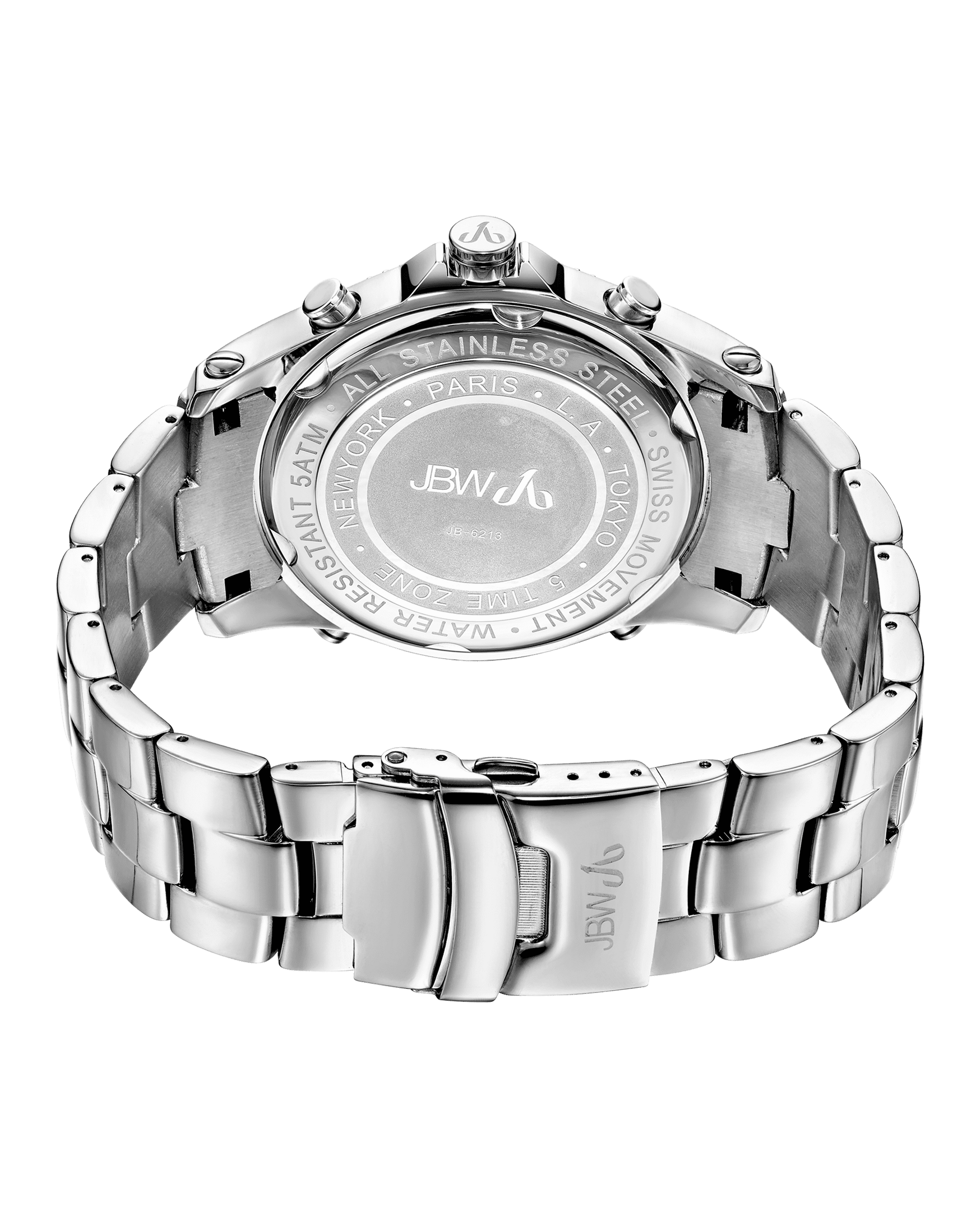 Back stainless 2025 steel watch